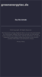 Mobile Screenshot of greenenergytec.de