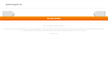 Tablet Screenshot of greenenergytec.de